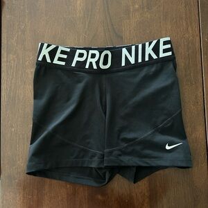 Nike Women's Black Pro Shorts
